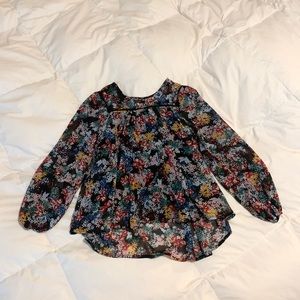 2/$15 Girls floral top